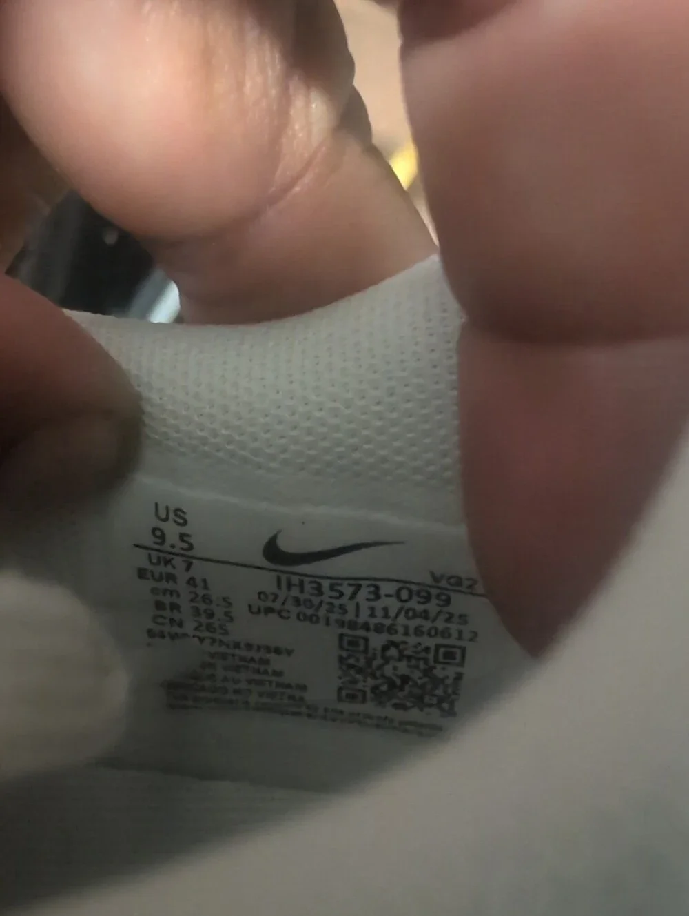 Nike clean white